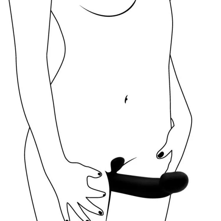 Strap U Anal Pegging Toys | Strapless Strap On Dildos>Tri-Volver Rechargeable Strapless Strap On