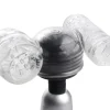 Wand Essentials Automatic & Hands-Free Masturbators | Vibrating Strokers>Twin Turbo Strokers 2 in 1 Wand Attachment for Men