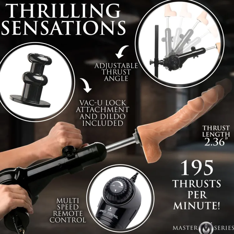 Master Series Luxury Toys | Sex Furniture, Swings, & More>Ultimate Obedience Chair with Sex Machine