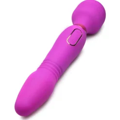 Wand Essentials Luxury Toys | Silicone Vibrators>Ultra Thrust-Her Deluxe Thrusting and Vibrating Silicone Wand