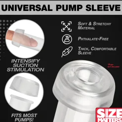 Size Matters Penis Pumps>Universal Pump Sleeve