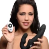 Strap U Anal Pegging Toys | Strapless Strap On Dildos>Urge Black Silicone Strapless Strap On With Remote