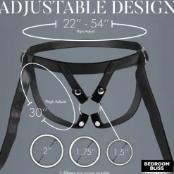 Bedroom Bliss Anal Pegging Toys>Velvet Kiss Strap-On Harness