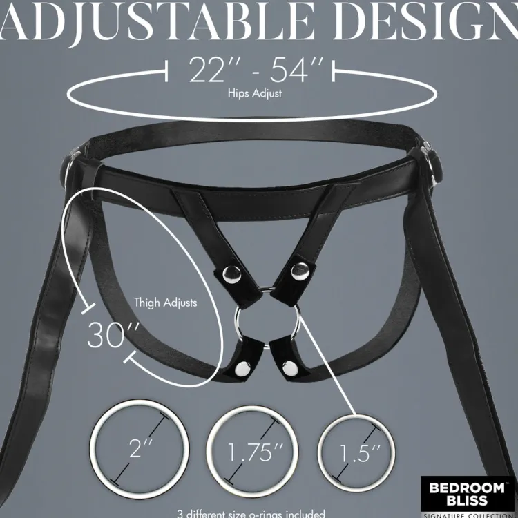 Bedroom Bliss Anal Pegging Toys>Velvet Kiss Strap-On Harness