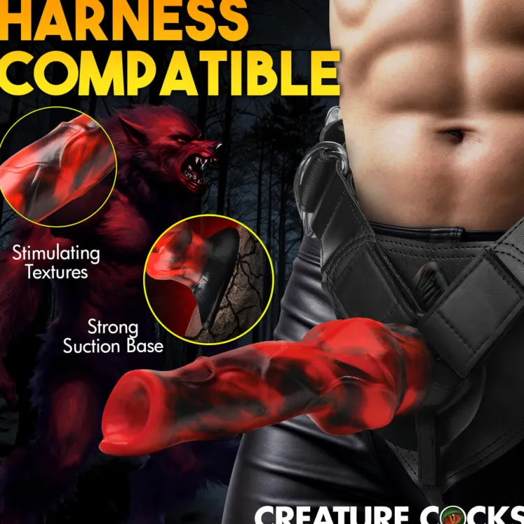 Creature Cocks Vibrating Dildos | Harness Compatible Dildos>Vibra Beast Vibrating Silicone Dildo