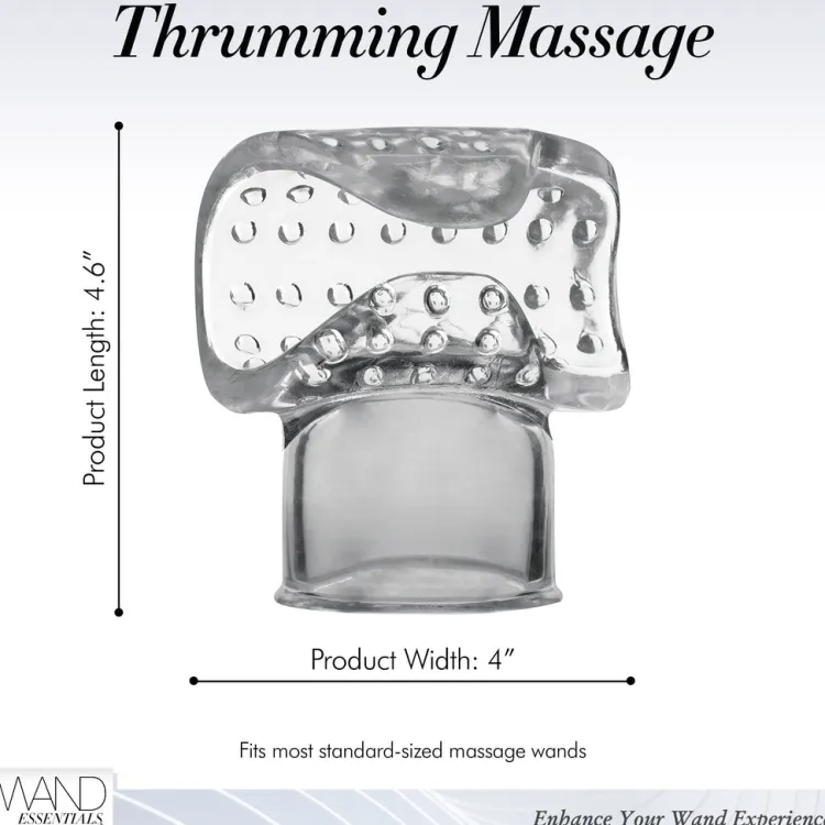Wand Essentials Automatic & Hands-Free Masturbators | Vibrating Strokers>Vibra-Stroke Masturbator Wand Attachment