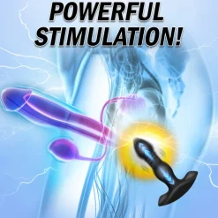 Thunderplugs Vibrating Butt Plugs | Butt Plugs>Vibrating and Thrusting Remote Control Silicone Anal Plug