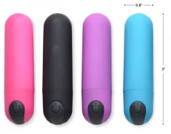 Bang Travel Essentials | Silicone Vibrators>Vibrating Bullet with Remote Control