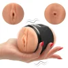 Mistress Mouth Masturbators | Automatic & Hands-Free Masturbators>Vibrating Double Shot Mouth and Pussy Stroker