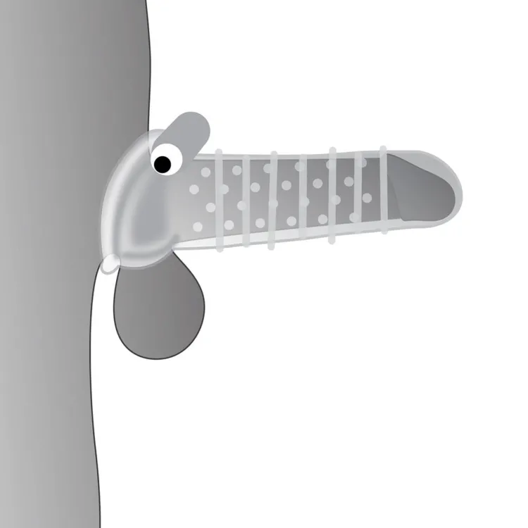 Trinity Vibes Penis Extenders & Sleeves>Vibrating Girth Enhancement Sheath
