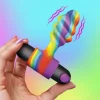 Bang Vibrating Butt Plugs | Butt Plugs>Vibrating Rainbow Butt Plug