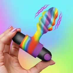 Bang Vibrating Butt Plugs | Butt Plugs>Vibrating Rainbow Butt Plug