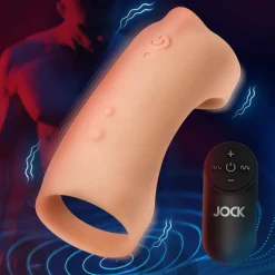 Jock Penis Rings>Vibrating Silicone Penis Sleeve