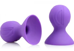Frisky Nipple Clamps & Stimulators | Female Enhancement>Violets Silicone Nipple Suckers