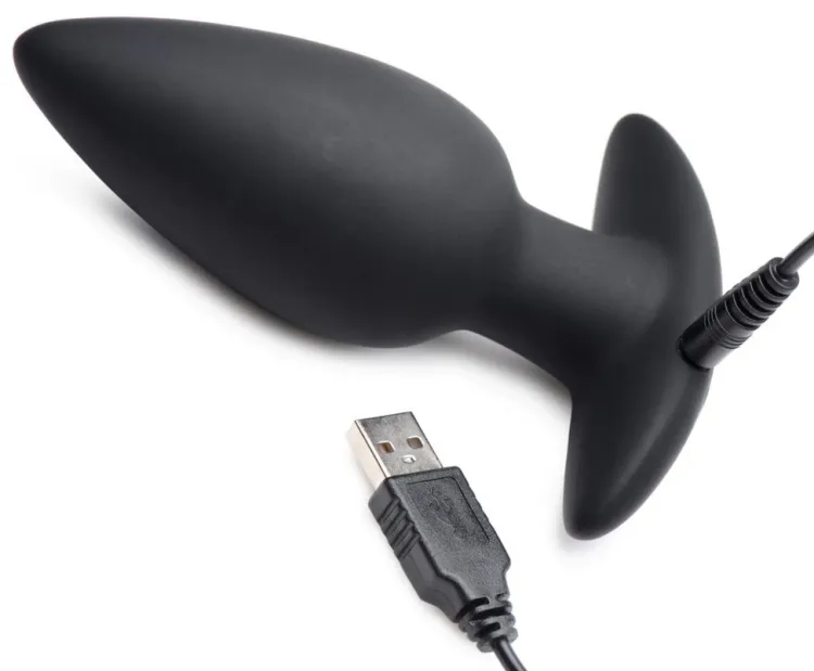 Whisperz Unique Anal Toys | Butt Plugs>Voice Activated 10X Vibrating Butt Plug with Remote Control