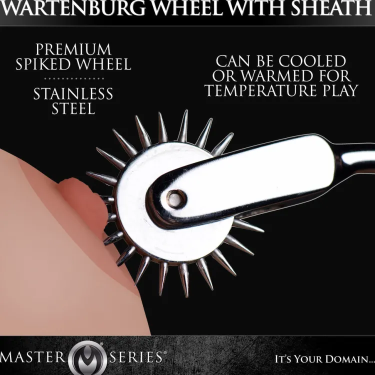 Kink Industries Medical Equipment | Sensation Play, Tools & Accessories>Wartenburg Wheel With Sheath
