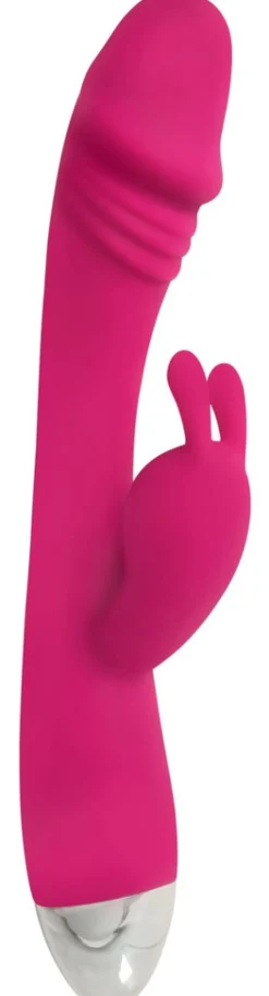 Curve Toys Rabbit & Dual Stimulation Vibrators | Silicone Vibrators>Wiggles 10X Silicone Rabbit Vibe