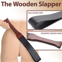 Master Series Impact: Whips, Crops & Spankers>Wooden Slapper