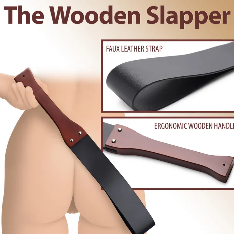 Master Series Impact: Whips, Crops & Spankers>Wooden Slapper