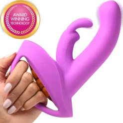 Inmi Luxury Toys | Insertable & Realistic Dildo Vibrators>12X Come-Hither Rocker Silicone Vibrator