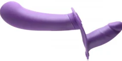 Strap U Anal Pegging Toys | Silicone Dildos>28X Double Diva 2 Inch Double Dildo with Harness and Remote Control