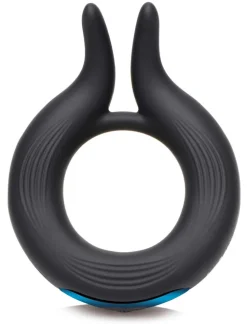 Trinity Vibes Travel Essentials | Penis Rings>10X Dual Stim Silicone Cock Ring