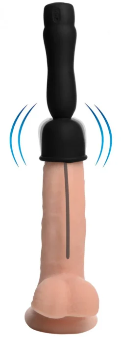Trinity Vibes Silicone Vibrators | Rechargeable Vibrators>16X Penis Head Teaser with Urethral Sound