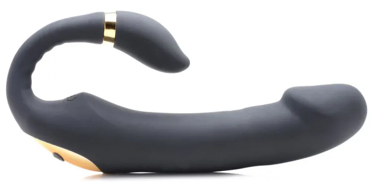Inmi App Controlled & Remote Vibrators | Insertable & Realistic Dildo Vibrators>10X Pleasure Pose Come Hither Silicone Vibrator with Poseable Clit Stimulator