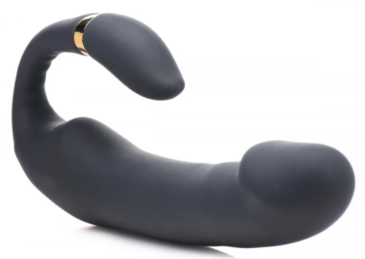 Inmi App Controlled & Remote Vibrators | Insertable & Realistic Dildo Vibrators>10X Pleasure Pose Come Hither Silicone Vibrator with Poseable Clit Stimulator