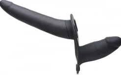 Strap U Anal Pegging Toys | Vibrating Dildos>28X Power Pegger Beginner Vibrating Double Dildo with Harness and Remote