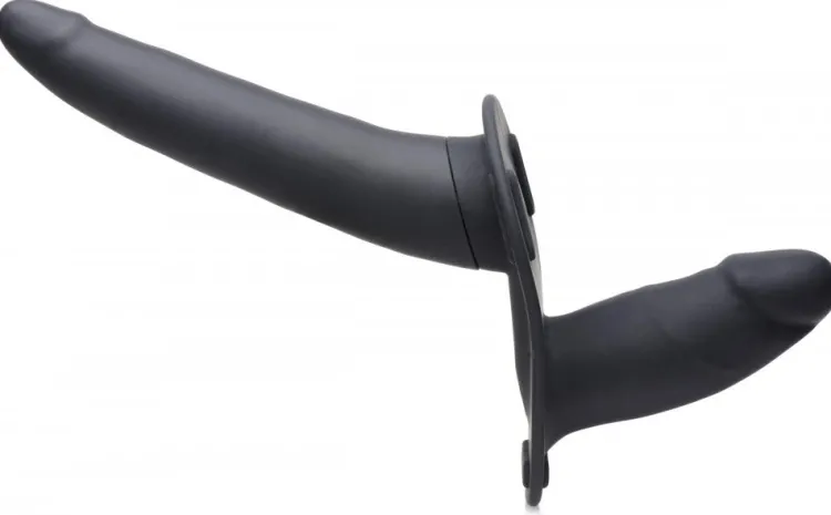 Strap U Anal Pegging Toys | Vibrating Dildos>28X Power Pegger Beginner Vibrating Double Dildo with Harness and Remote