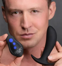 Zeus Electrosex Vibrating Butt Plugs | Prostate Massagers>64X Pro-Shocker Vibrating and E-stim Prostate Plug