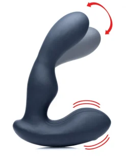 Alpha Pro Prostate Massagers | Insertable & Realistic Dildo Vibrators>7X P-Stroke Silicone Prostate Stimulator with Stroking Shaft