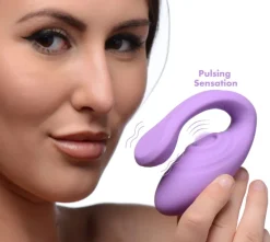 Inmi Travel Essentials | App Controlled & Remote Vibrators>7X Pulse Pro Pulsating and Clit Stimulating Vibrator with Remote Control