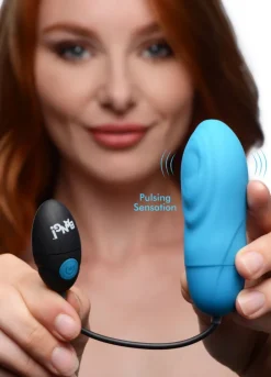 Bang Bullet & Egg Vibrators | App Controlled & Remote Vibrators>7X Pulsing Rechargeable Silicone Bullet