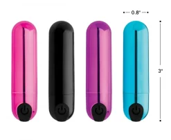 Bang Travel Essentials | Bullet & Egg Vibrators>10X Rechargeable Vibrating Metallic Bullet