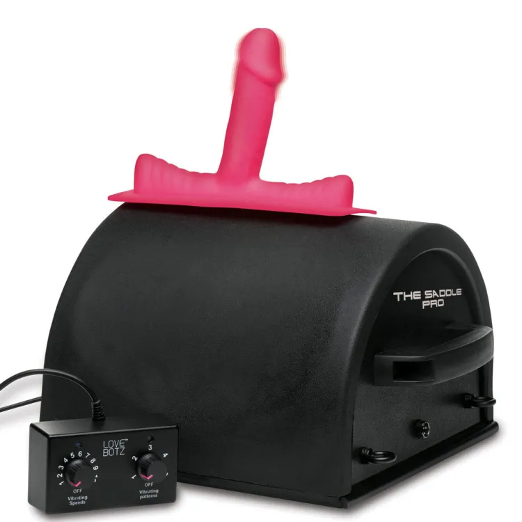 LoveBotz Luxury Toys | Sex Furniture, Swings, & More>50X Saddle Pro Sex Machine with 4 Attachments