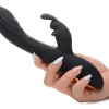 Curve Toys Insertable & Realistic Dildo Vibrators | Rabbit & Dual Stimulation Vibrators>10X Silicone Rabbit Vibrator