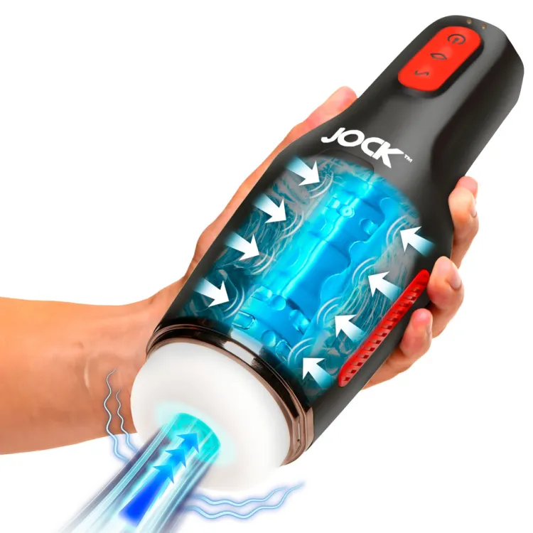 Jock Automatic & Hands-Free Masturbators | Unique Vibrators>15X Sucking & Vibrating Masturbator
