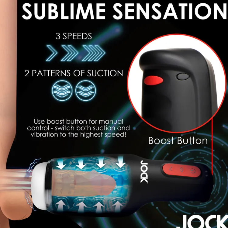 Jock Automatic & Hands-Free Masturbators | Unique Vibrators>15X Sucking & Vibrating Masturbator