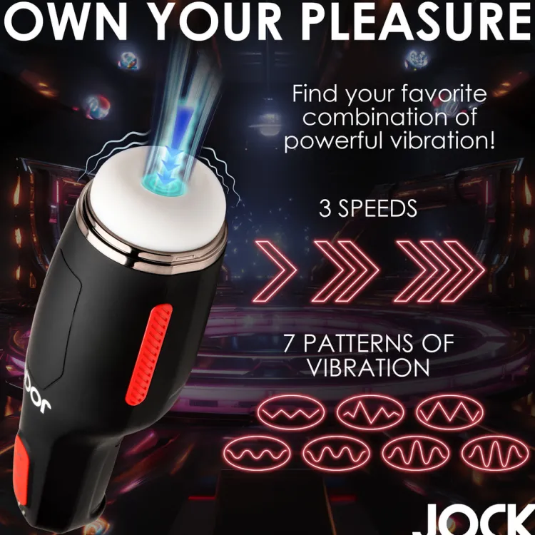 Jock Automatic & Hands-Free Masturbators | Unique Vibrators>15X Sucking & Vibrating Masturbator
