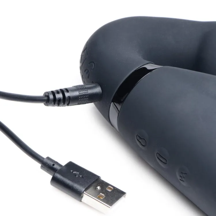 Strap U Anal Pegging Toys | Vibrating Dildos>10X Swirl Ergo-Fit Inflatable & Vibrating Strapless Strap-On