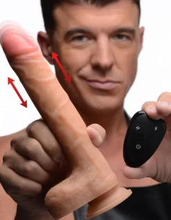 Strap U Ultra Realistic Sex Toys | Luxury Toys>7X Thrusting & Vibrating Realistic Dildo