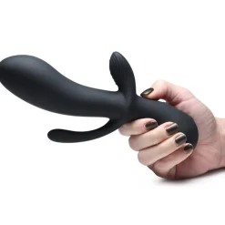 Rumblers Luxury Toys | Dual Penetration Vibrators>10X Triple Stim Silicone Vibrator