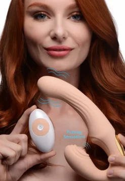 Strap U Anal Pegging Toys | Strapless Strap On Dildos>15X U-Pulse Pulsing & Vibrating Strapless Strap-On w/ Remote