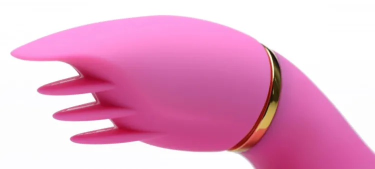 Inmi Insertable & Realistic Dildo Vibrators | Rabbit & Dual Stimulation Vibrators>10X Versa-Thrust Vibrating and Thrusting Silicone Rabbit with 3 Attachments