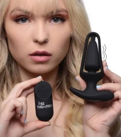 Ass Thumpers Vibrating Butt Plugs | Butt Plugs>7X Vibrating Hollow Silicone Anal Plug
