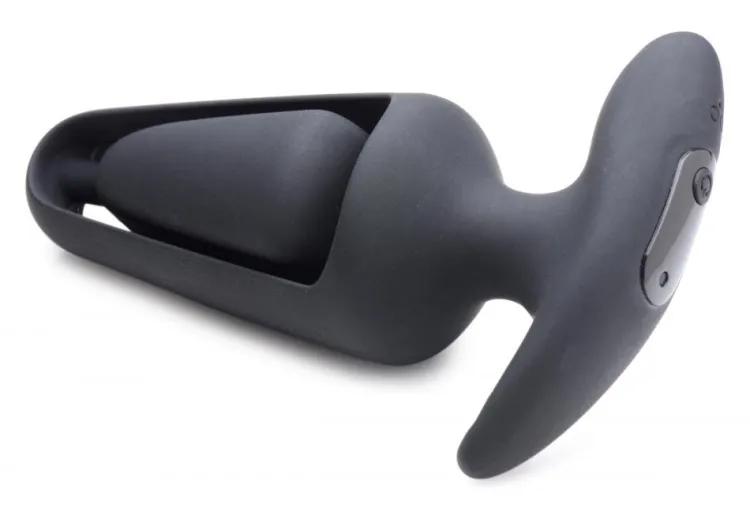 Ass Thumpers Vibrating Butt Plugs | Butt Plugs>7X Vibrating Hollow Silicone Anal Plug