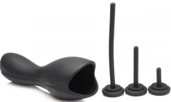 Trinity Vibes Vibrating Strokers | Vibrating Masturbators>10X Vibrating Penis Head Teaser with Urethral Sounds