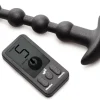 Bang Anal Beads & Tools | Anal Dildos & Probes>25X Vibrating Silicone Anal Beads with Remote Control